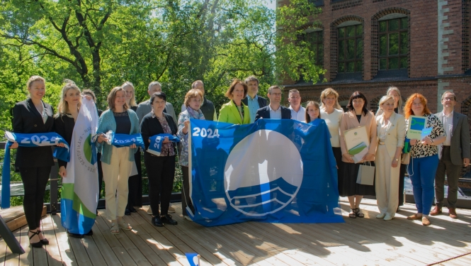 Zilā karoga saņemšanas 17.05.2024.