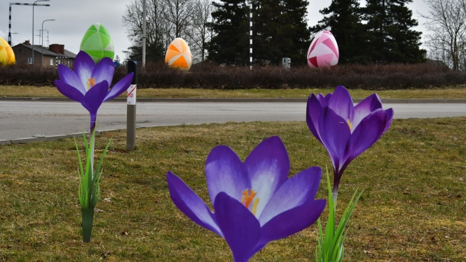 Lieldienu dekori Jēkabpilī