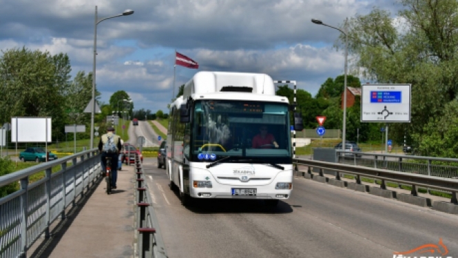 Sakarā ar vilcienu kustības sarakstu izmaiņām no 28.marta noteiktas izmaiņas Jēkabpils 5.maršruta autobusa atiešanas laikos