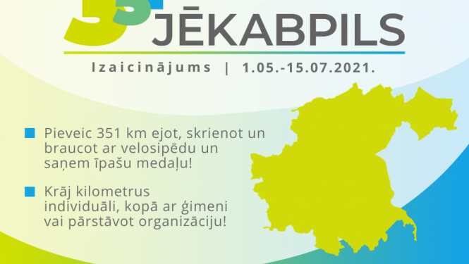 Izaicinājums “Jēkabpils 351 km”