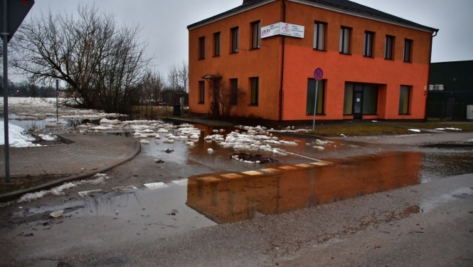 Plūdi pie Rīgas iela