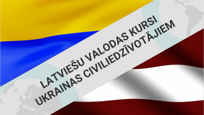 latvijas un ukrainas karogs
