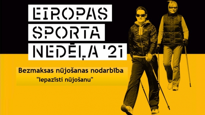Eiropas sporta nedēļa 2021 - nūjošana