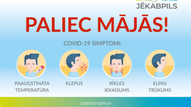 Informācija iedzīvotājiem par COVID-19 ierobežojošajiem pasākumiem