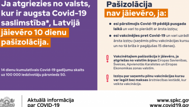 VM vakcinētajiem rosina noteikt virkni papildu atvieglojumu