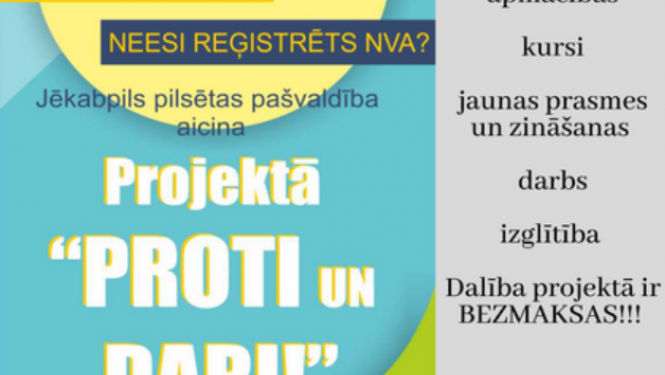 Proti un Dari plakāts