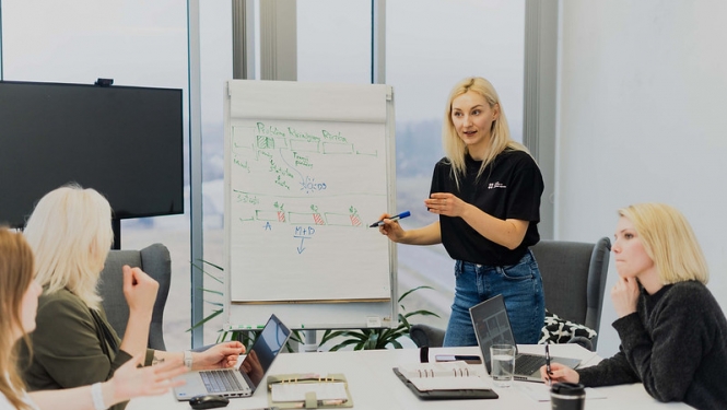 Vizuāls attēls no semināra