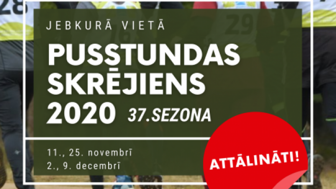 Pusstundas skrējiens turpināsies attālināti