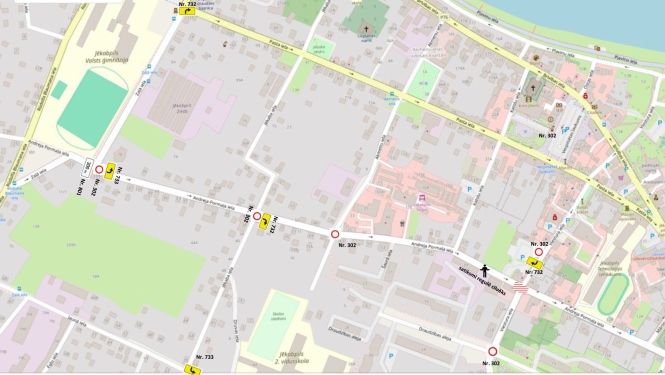 Satiksmes organizācijas shēma