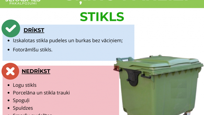 Ilustratīvs attēls par stikla škirošanu