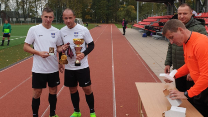 Jēkabpilī aizvadīts futbola mačs A. Gospodarjova piemiņai 