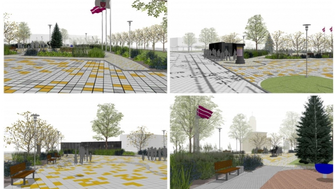 Aknīstē uzsākti daudzfunkcionāla laukuma izbūves darbi. 