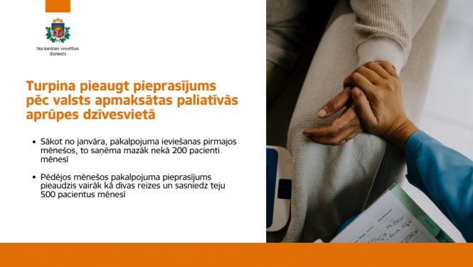 Paliatīvā aprūpe - uzsaukuma afiša