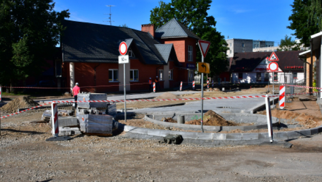 No 13.augusta tiks mainīta satiksmes organizācija Viestura ielas pārbūves zonā