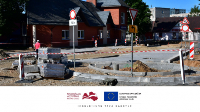 Iepazīstas ar Viestura ielas pārbūves gaitu