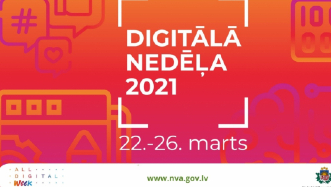 Nodarbinātības valsts aģentūra ielūdz ikvienu interesentu uz Digitālās nedēļas pasākumiem