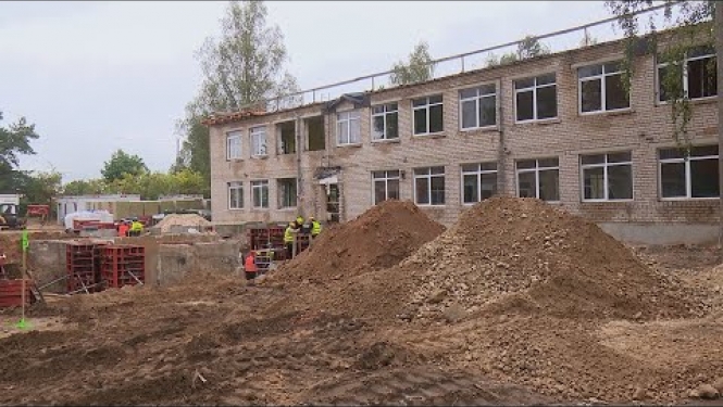 Jēkabpilī rekonstruē veco bērnudārzu Jaunā ielā