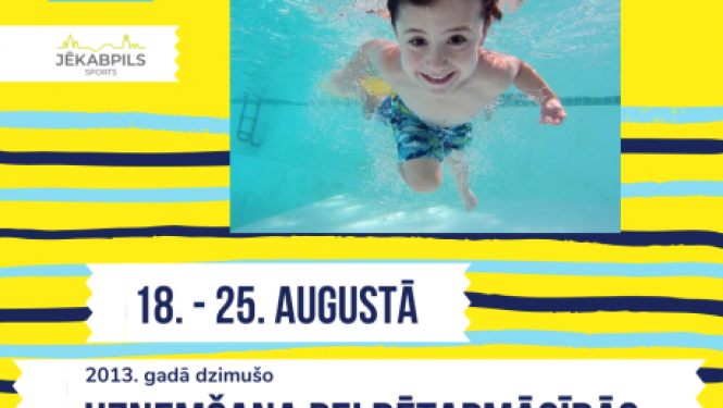 Aicina pieteikties peldētapmācībām