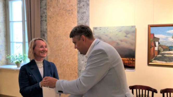 Jēkabpili apmeklē biedrības “Culturelab” pārstāvji un Eiropas Parlamenta deputāte Dace Melbārde