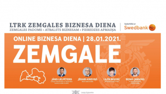 Tiešsaistē notiks LTRK Zemgales Biznesa diena