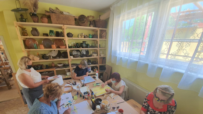 Amatniecības centrā "Māzers" nodarbība