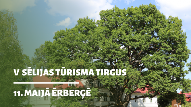 Gaišs teksts uz zaļa koka fona