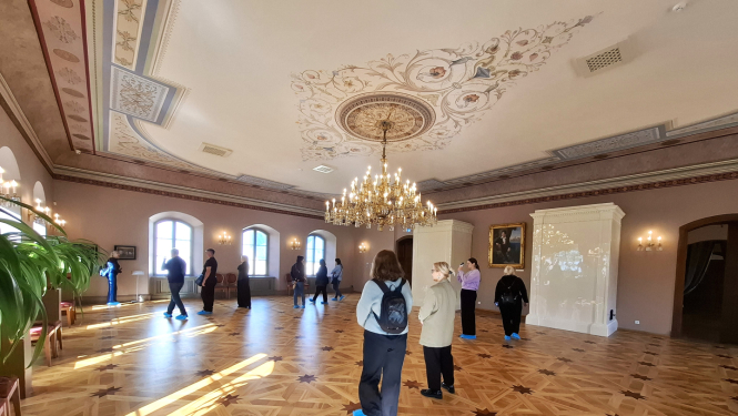 Krustpils pils zāle