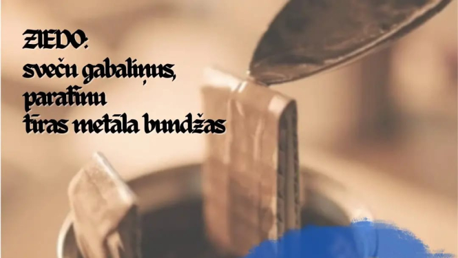 Afisā par eirakumu sveču gatavošanu