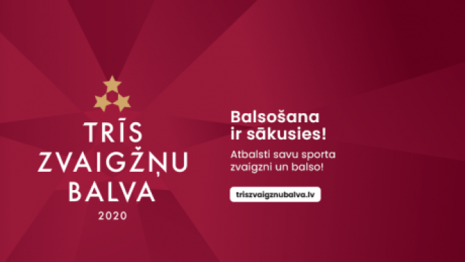 Jēkabpils pilsētas pašvaldība ir izvirzīta “TRĪS ZVAIGŽŅU BALVA 2020” nominācijā “GADA SPORTA PAŠVALDĪBA”