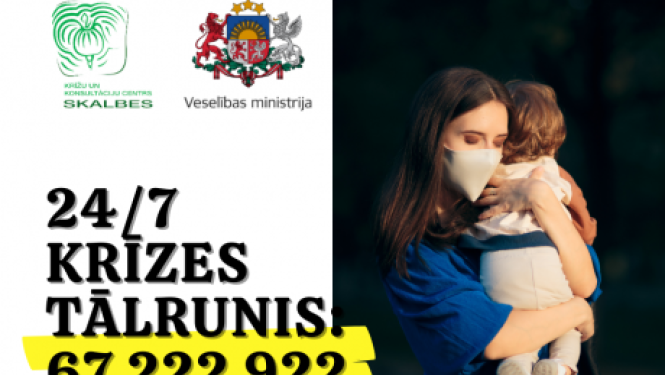 “Skalbes” krīzes tālrunim dubultojies zvanu apjoms