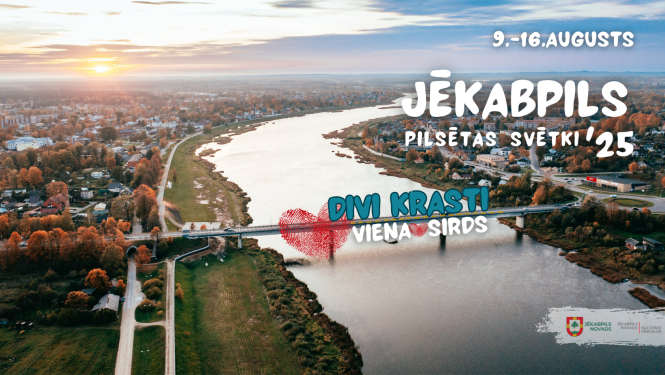 Vizuālis Jēkabpils pilsētas svētkiem