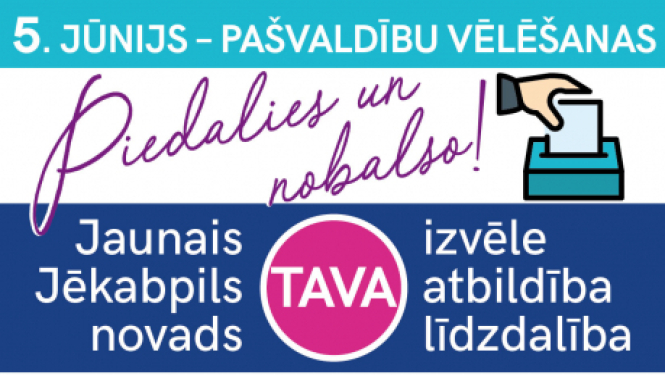 Par pašvaldību vēlēšanām 5. jūnijā