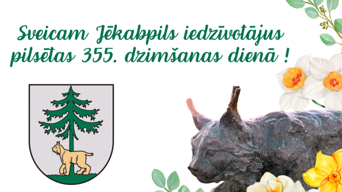 Dzimšanas dienas apsveikums Jēkabpilij