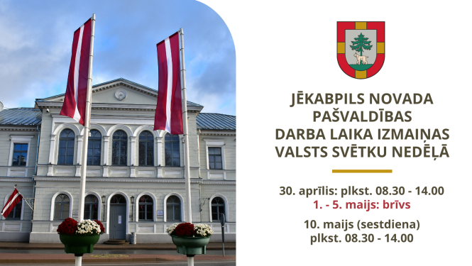 Posteris par darba laika izmaiņām