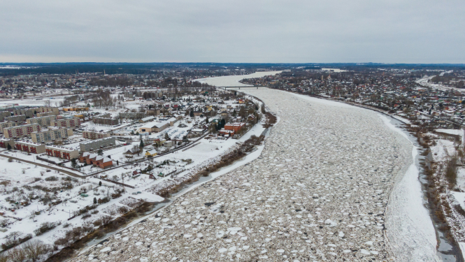 Skats uz Daugavu pie Jēkabpils