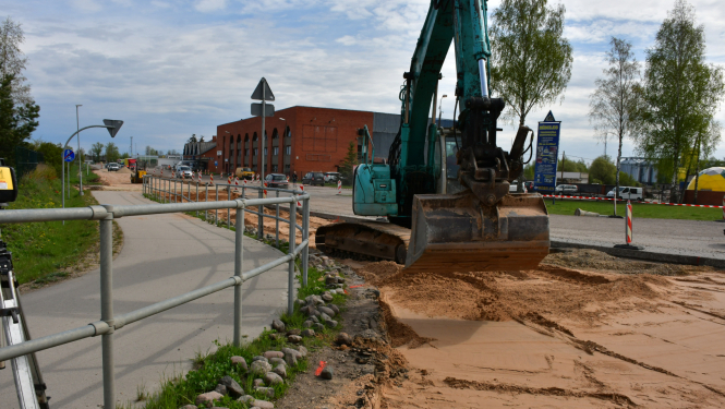 Ārijas Elksnes iela Jēkabpilī