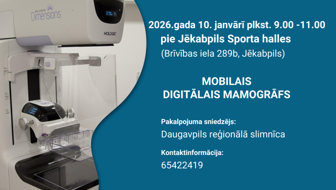 Posteris par mobilo mamogrāfu