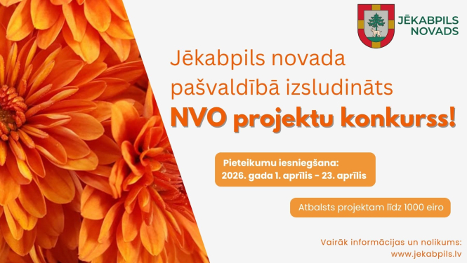 Uzsaukums NVO dalībai projektu konkursā