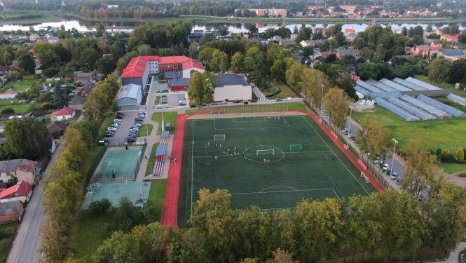 Objekts no drona skatu punkta