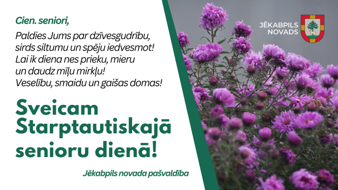 Apsveikums Senioru dienā