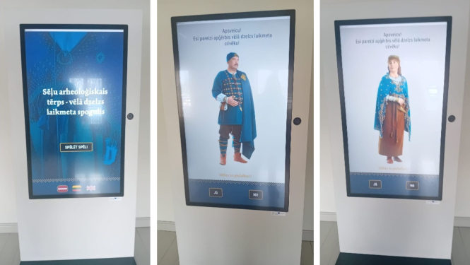 Spoguļekrāna 3 bildes kolāžā