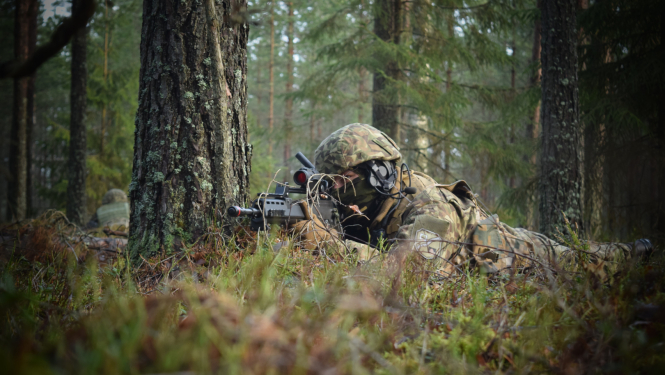 Militārās mācības mežā