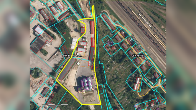 Lokālplānojuma teritorija Ārijas Elksnes ielai