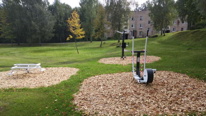 Āra trenažieri Sēlpils pagasta Sēlijas ciemā