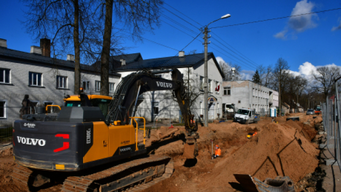 Aktīvi turpinās pārbūves darbi Brīvības ielā