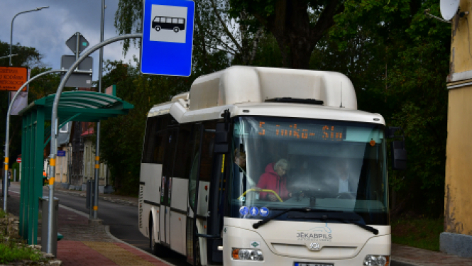 Informācija par sejas masku izmantošanu Jēkabpils sabiedriskajā transportā