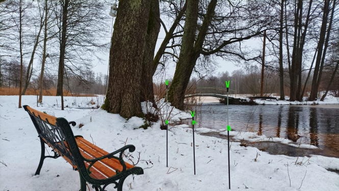 Soliņš pie Zasas upes ar īpašu vietu makšķerniekiem