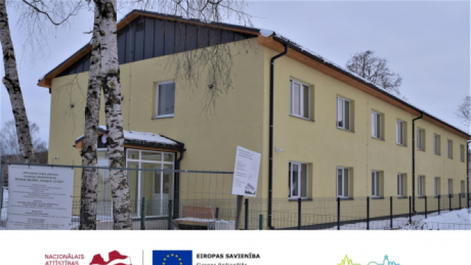 Martā plānots nodot ekspluatācijā grupu dzīvokļu ēku Brīvības ielā 286A