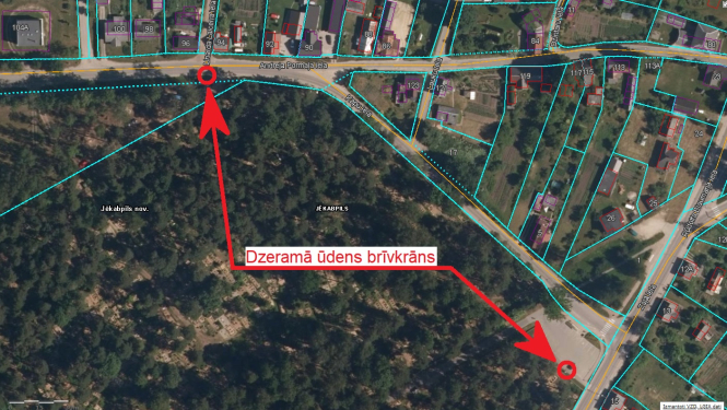 Brīvkrānu atrašanās vietas