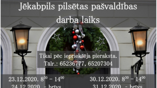 Pašvaldības darba laiks svētkos